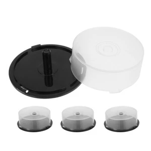4 Pcs CD Storage Bin Bathroom Organizers and Boxstandard-sized-dvd - Afbeelding 1 van 12