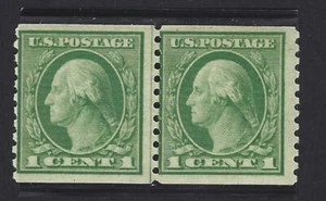 U.S. Stamps, Scott # 490, Washington, 1916-22, joint Lined Pair, MNH - Picture 1 of 2