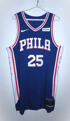 Camiseta deportiva auténtica Pro Cut Philadelphia 76ers Sixers Ben Simmons año novato 50 Foto 1 de 4