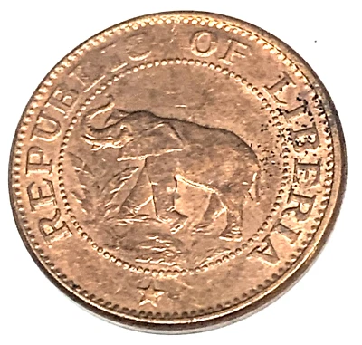 # C3507   LIBERIA   COIN,   ONE CENT  1972 - Image 1 of 2