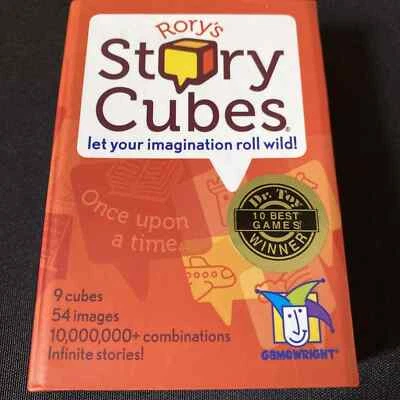 Story Cubes Rory’s Orange Classic' 9 Storycubes, 54 Images, Ages 8+ Family Fun - Image 1 of 4
