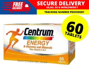 New Centrum Energy B-Vitamins and Minerals + Vitamin C & E 60's - Picture 1 of 8