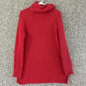 Suéter Lauren Ralph Lauren Mujer Medio Quemado Naranja Acanalado Capucha Cuello Túnica  - Imagen 1 de 8