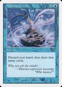 Tolarian Winds casi nuevo/m 7ª séptima edición azul instantáneo inglés Magic The Gathering 103 - Imagen 1 de 1