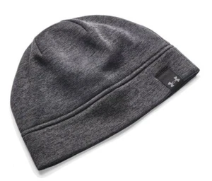 Under Armour Men UA Storm Fleece Beanie Water-Resistant Black Cap 136591901 OSFM - Picture 1 of 4