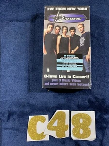 O-Town Live From NYC VHS Sealed 2001 Concert Tape Rare Boy Band MTV Era - Imagen 1 de 6
