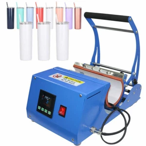 Heat Transfer 15/20oz Tumbler Mug Bottle Digital Sublimation Heat Press Machine - Picture 1 of 8