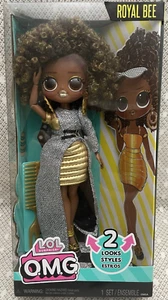2023 LOL Surprise OMG 11" Royal Bee Modepuppe ~ Silber/Schwarz/Gold Outfit NEU! - Bild 1 von 7