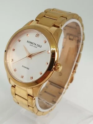 Reloj Kenneth Cole KC50016001 para mujer 36 mm oro rosa S/acero diamantes Foto 1 de 4