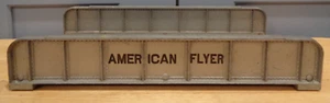 ALL METAL AMERICAN FLYER S GAUGE GRAY GIRDER BRIDGE 10" LONG GOOD CONDITION - Picture 1 of 4