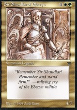 Sir shandlar of eberyn | EX | Legends | Magic MTG