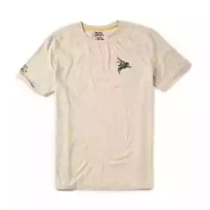Genuine ROYAL ENFIELD Pegasus Airborne T-Shirt Dove RLATSI000368 Size X-Large - Picture 1 of 4