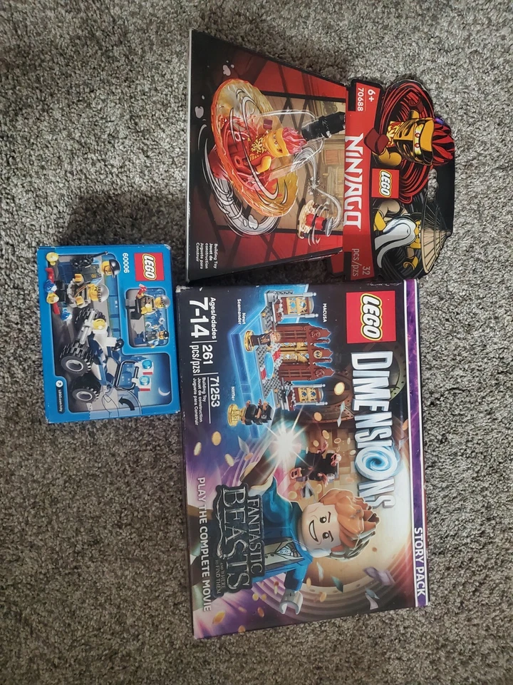 Lego Mixto Nuevo en Caja Sellado Juegos Lote de 3 con Ninjago, Dimensiones, Policía ATV Foto 1 de 4