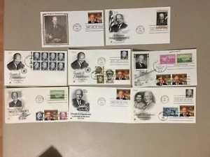 Eight president EISENHAUER US fdc with multiple stamps and diff pictures(1) - Picture 1 of 1