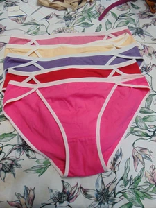 NWT Set of Five Different Colors of Bikini Panties Size X-Large (BG 35) - Picture 1 of 21