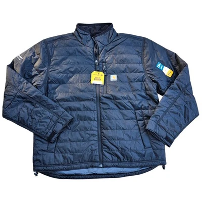 Carhartt 0J2208-M Zip Up Rain Defender Gilliam Puffer Style Jacket Mens Size L   - Image 1 of 4