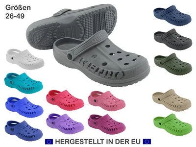 Clogs Gartenschuhe Badeschuhe Pantoletten Hausschuh Freizeit Praxis Gr26-49/1801 - Bild 1 von 2