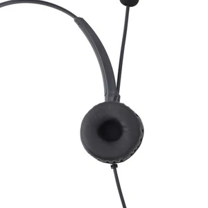 Telephone Headset With Noise Cancelling Mic USB Corded Single Ear Headset For CB - Afbeelding 1 van 23