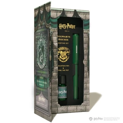 Prensa de rueda de la fortuna Harry Potter pluma de carrusel (M) y juego de tinta de 10 ml Slytherin House Foto 1 de 4