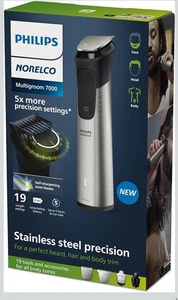 Philips Norelco Series 7000 Multigroom Men's Rechargeable Electric Trimmer - Picture 1 of 8