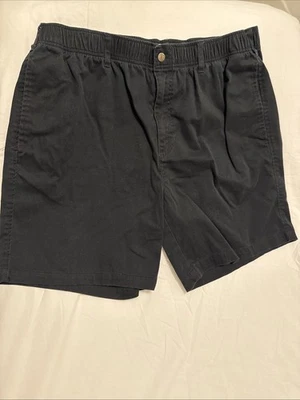 Pantalones cortos John Blair negros lisos para hombre talla 42 con bolsillos Foto 1 de 3