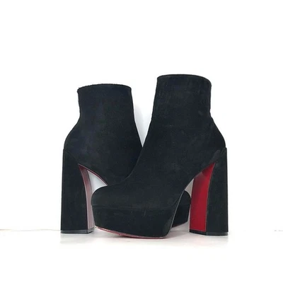 Bota plataforma Christian Louboutin Movida 130 camurça 37,5 - Imagem 1 de 4