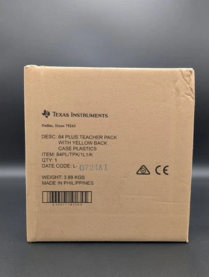 Texas Instruments TI- 84Plus Teacher 10 Pack Graphing Calculator W/ Yellow Back  - Image 1 of 4