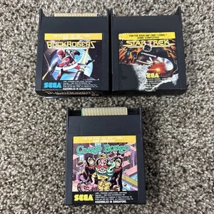 Congo Bongo Buckrogers Star Trek Game Lot Atari 400/800/XL/XE Cartridge - Tested - Picture 1 of 5