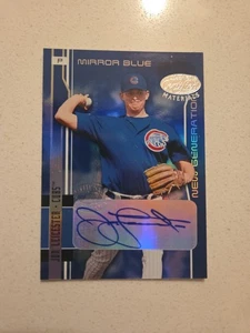 Jon Leicester 2003 Leaf Certified Materials NG Mirror Blue Autograph #241 SP /50 - Picture 1 of 3