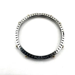 Ghiera BREITLING Acciaio ORO Lunetta Chronomat vintage originale - Photo 1/7