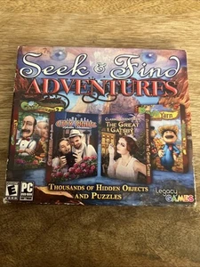 Seek & Find Adventures 4pck Pc DVD-Rom Video Games E-Everyone - Picture 1 of 7
