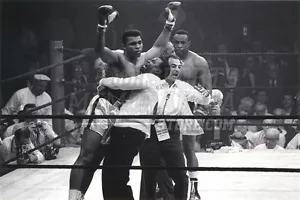 Muhammad Ali Sonny Liston fight victory 8x10 11x14 16x20 photo 533 - Picture 1 of 1