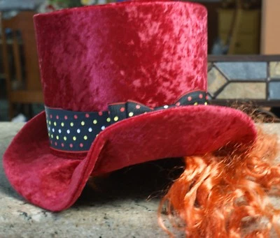 Nuevo Disfraz Sombrero Juvenil Parques Disney Auténtico MAD HATTER Alicia en el País de las Maravillas Foto 1 de 2