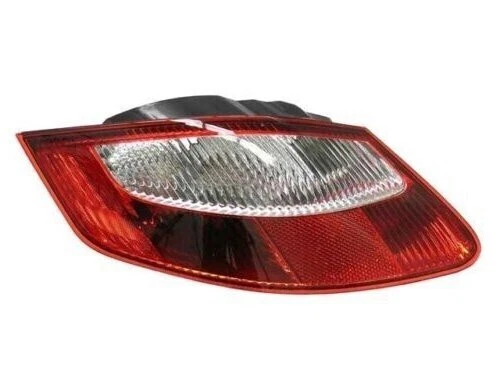 Genuine Porsche 987 Boxster Cayman (Rear LEFT) Clear Red Taillight Lamp Lens - Image 1 of 1