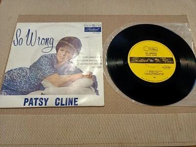 Patsy Cline- So Wrong. Rare Aus Pressing 7" - Image 1 of 4