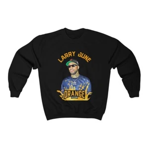 Sudadera Larry June Temporada Naranja Cuello Redondo - Imagen 1 de 5