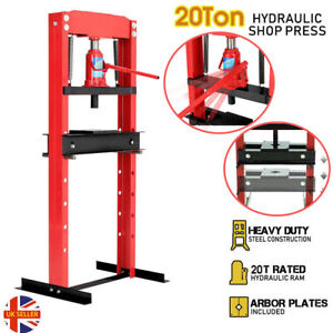 20 Ton Workshop Garage Shop Press Machines Floor Standing Hydraulic Bench Press
