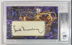HANK GREENBERG HISTORIC AUTOGRAPHS HA KINGS 3 SILVER CUT AUTO SIGNED BECKETT🔥🔥 - Picture 1 of 2