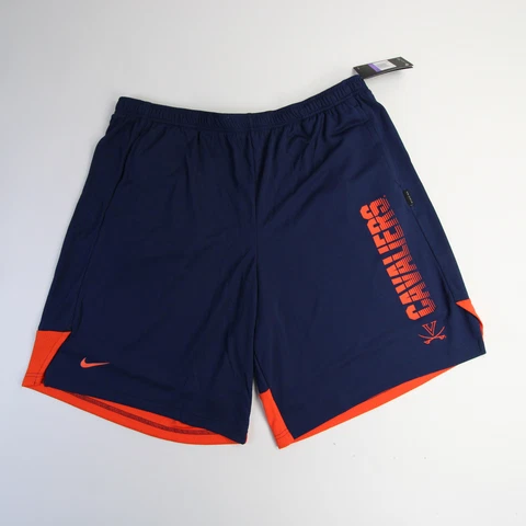 Virginia Cavaliers Nike Dri-Fit Athletic Shorts Men's Blue/Orange New Cover