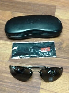 Ray-Ban RB3155 004/82 Sonnenbrille Gestell Italy Halbrand 57 16 lila Gläser *LESEN* - Bild 1 von 21