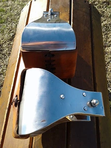 5" Stainless Monel Bell Ranch Roping Saddle Stirrups - Picture 1 of 6