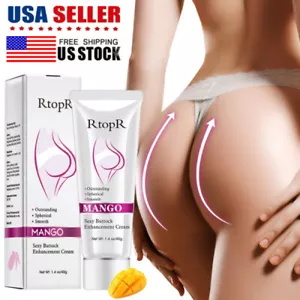 Big Booty Buttock Enhancement Massage Oil Butt Enlargement Cream Hip Lift 40g - Picture 1 of 12