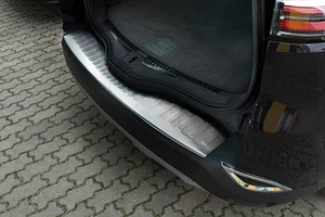Protección de borde de carga adecuado para Renault Espace 5V Initiale 2015-2018 acero inoxidable - Imagen 1 de 4