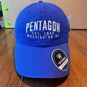 Pentagon Washington D.C. Est. 1943 Hat Cap Blue Adjustable Snapback New - Picture 1 of 9