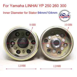 Flywheel for Yahama Majesty YP250 260 300 400 LINHAI Buyang ATV QUAD Coil Cover - Foto 1 di 12