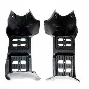 Pair Left+ Right Plastic Foot Rest Pegs Guard 110cc 125cc Quad Dirt Bike ATV - Foto 1 di 3