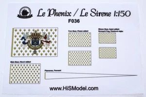 Heller Phenix, Sirene 1:150 - set of flags - Bild 1 von 1