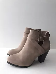 Call It Spring Womens Tecia Tan “Suede” Round Toe Bootie Size 10 *NEW* - Picture 1 of 6
