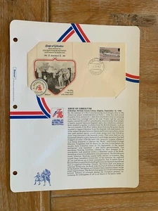 GIBRALTAR USA 1982 FDC FLEETWOOD AMERICAN REVOLUTION SIEGE OF - Picture 1 of 1