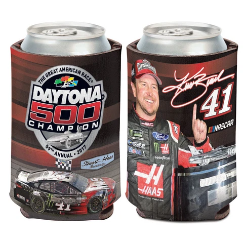 Kurt Busch 2017 Daytona 500 WINNER Can Cooler 12 oz. NASCAR Cover